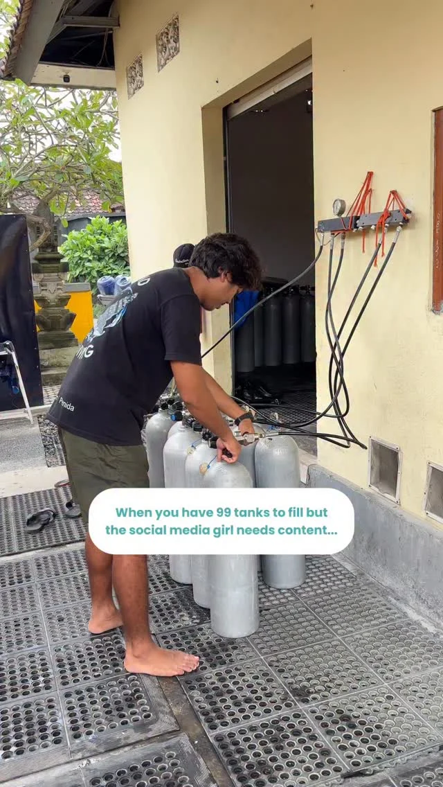 🙎🏻‍♂️: "Don’t you dare ask for another take, Socmed gurl!"✋🙄
.
#justforfun #diverlife #diver #divepro #divemaster